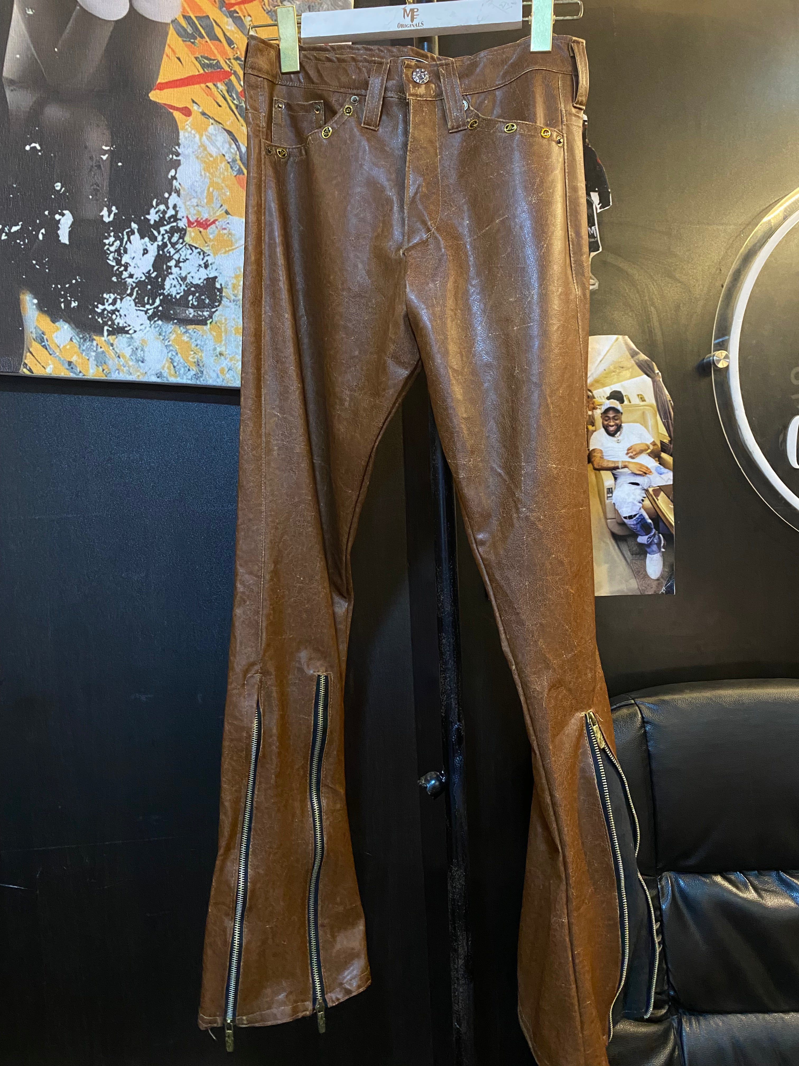 BROWN LEATHER