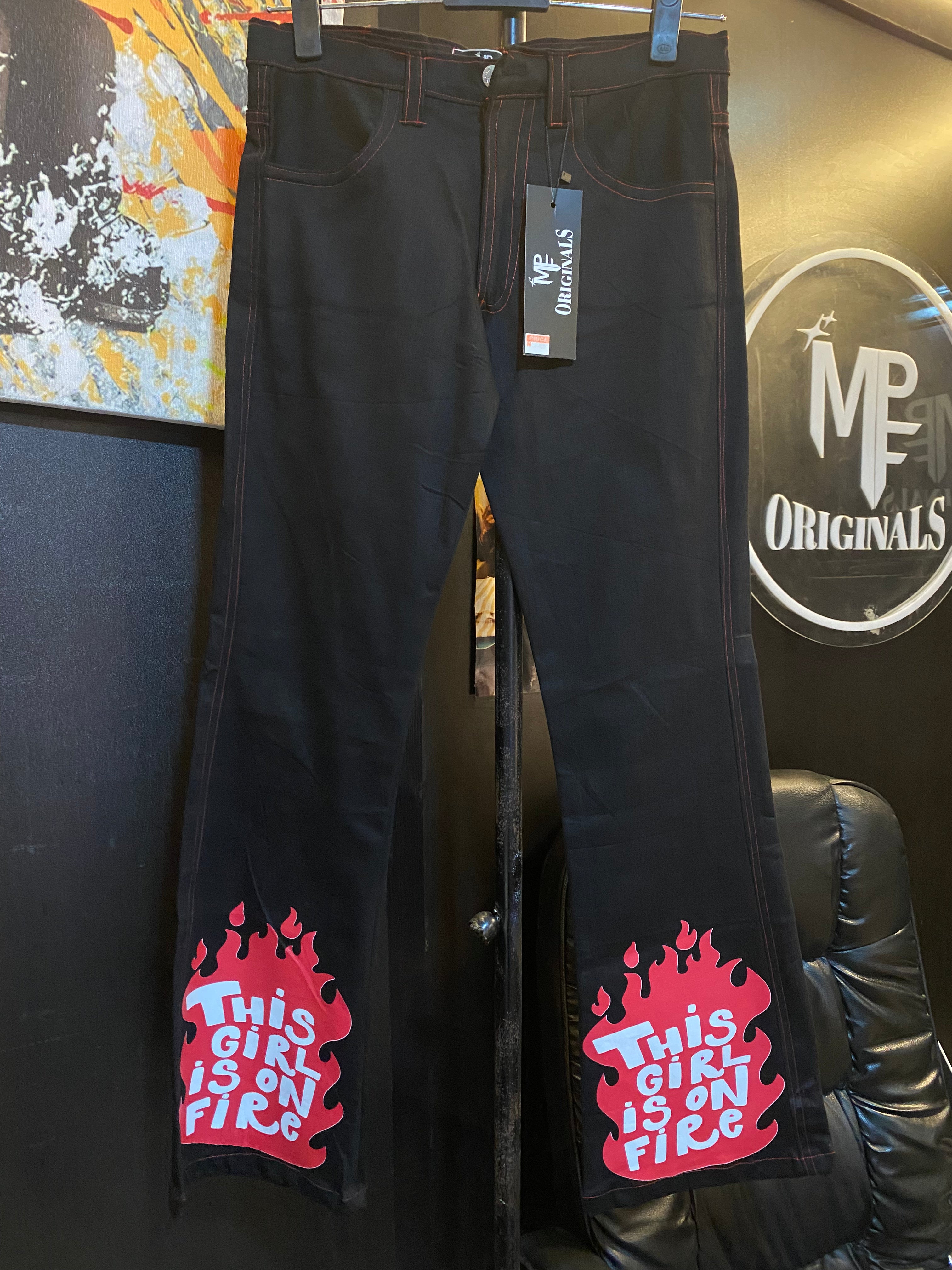 GIRL ON FIRE DENIM